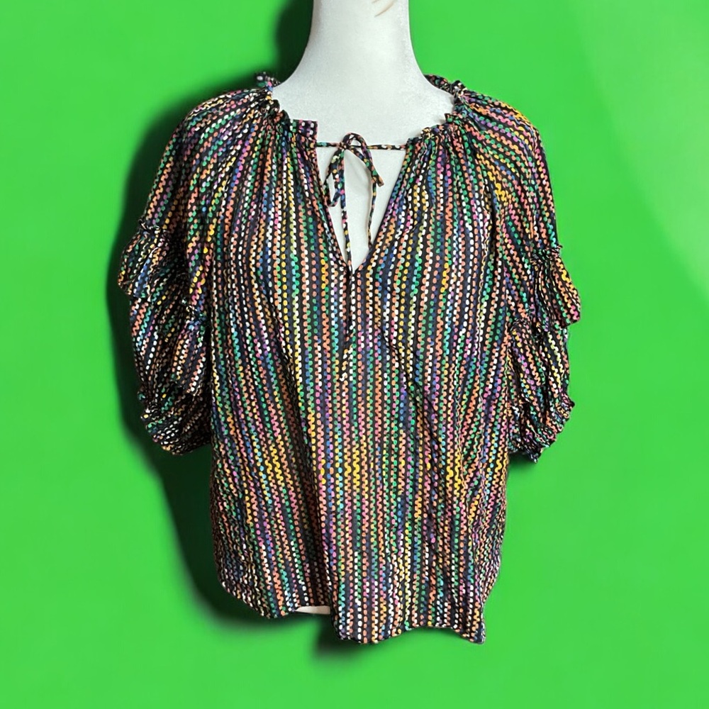 Ramy Brook puff sleeved blouse, Size S